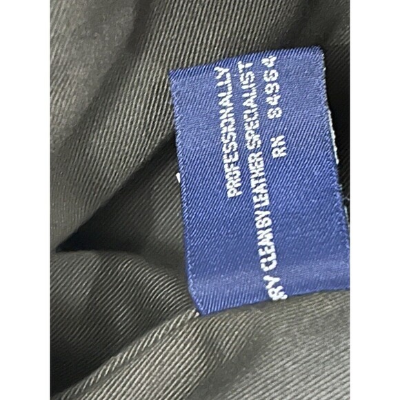 Structure Men’s Size XL Vintage Brown Leather Coat Jacket Lining Insert - Picture 12 of 16